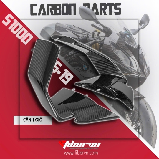 Cánh gió BMW S1000 RR (cá mập)
